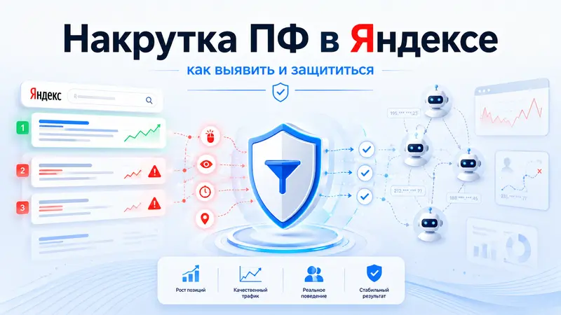 Накрутка поведенческих факторов в Яндексе: как выявить и защититься